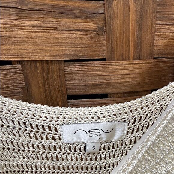 New Look Elegant White Crochet Women’s Top - Picture 2 of 3